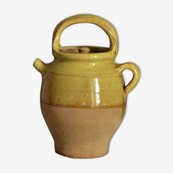 Small jug varnished yellow