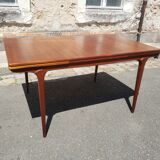 Table scandinave teck extensible