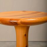 Rainer Daumiller Stool in solid naturel pine for Hirtshals Savværk, Denmark 1970