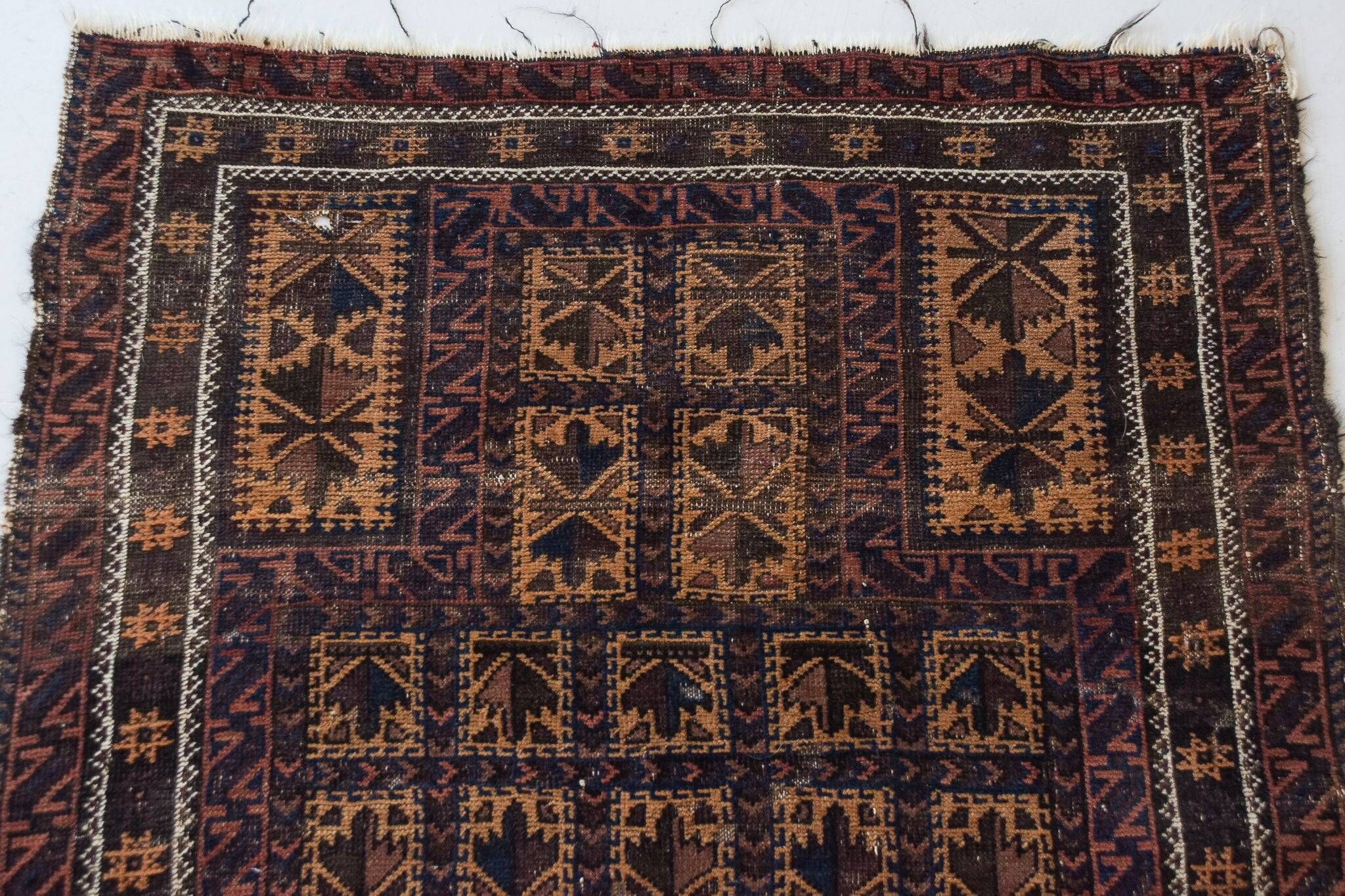 Baloutche antique - Tapis de prière tissé à la main