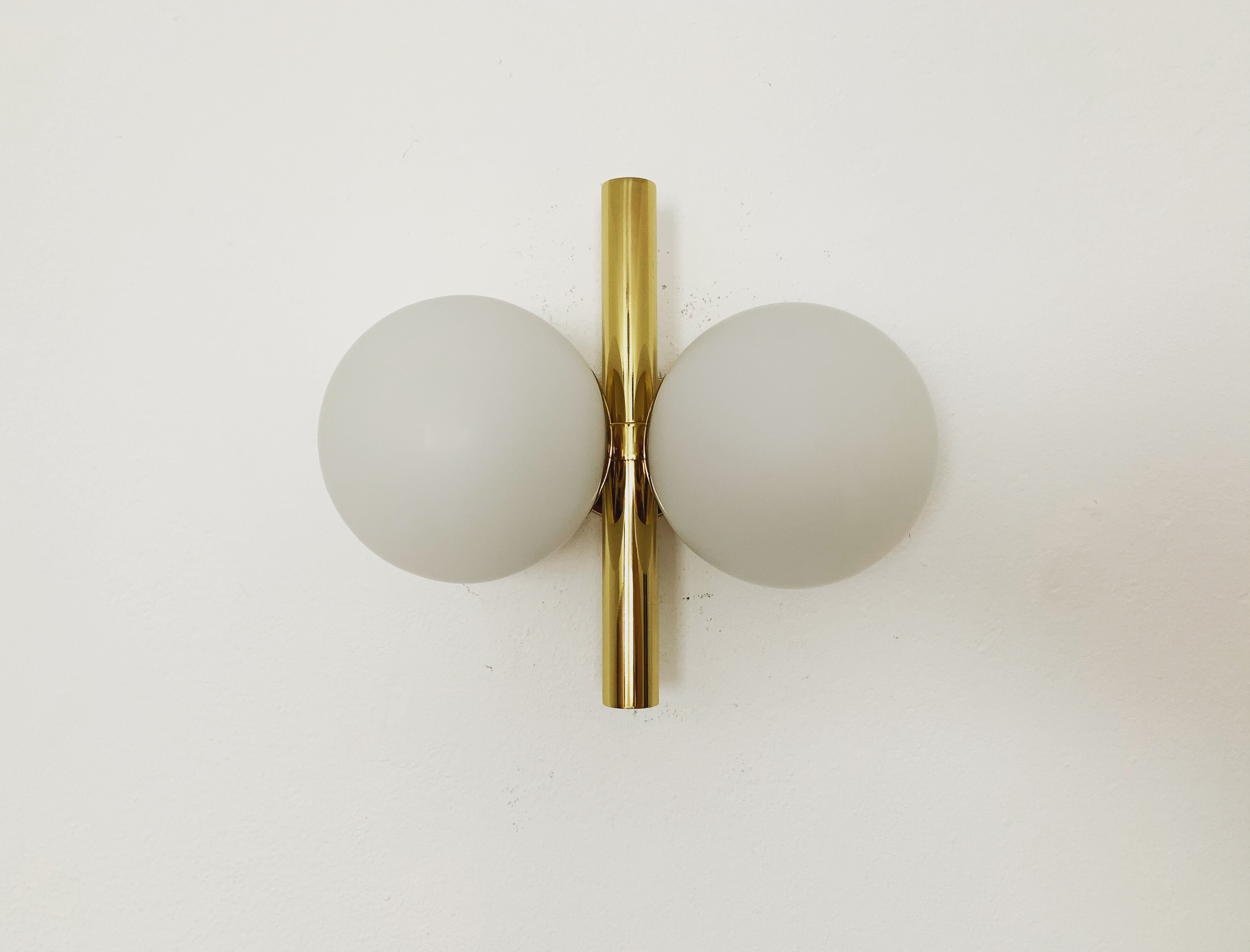 Set of 2 brass Sputnik sconces by Kaiser Leuchten