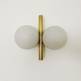 Set of 2 brass Sputnik sconces by Kaiser Leuchten