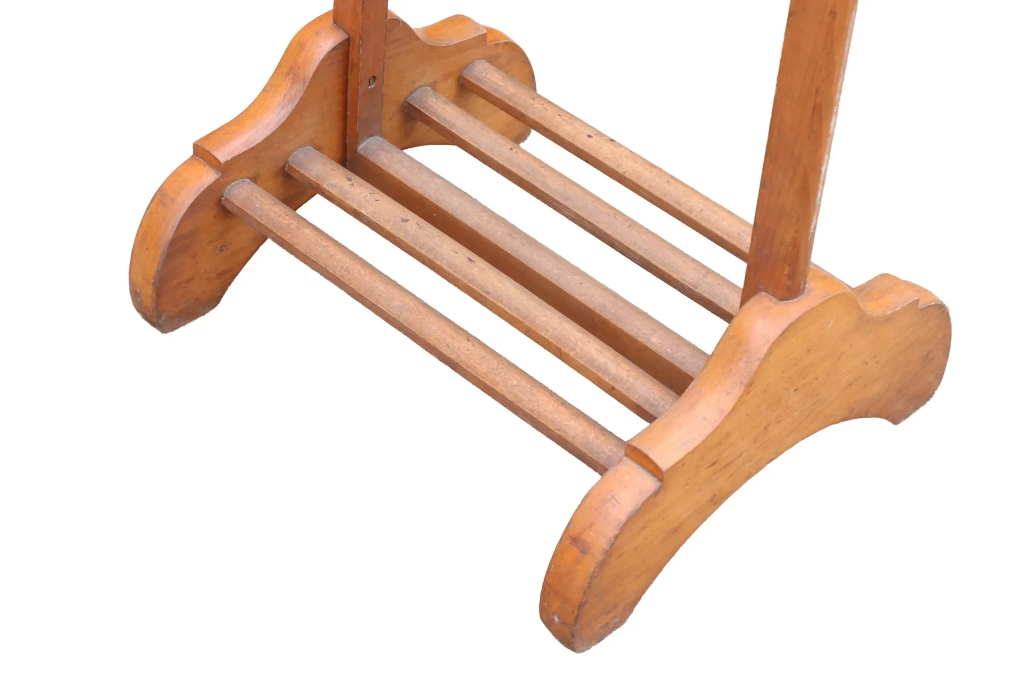 Vintage wooden valet stand / clothes stand from the 1960s