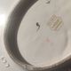 Vintage ceramic plate Hubert Bequet Quaregnon gold - No. 477