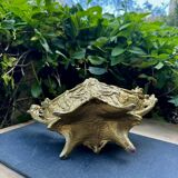 Brass planter woman Art Nouveau