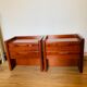Pair of bedside tables with light - Meubles Gautier