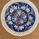 Fruit bowl on foot made in Spain in ceramic