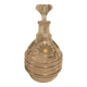 Petite carafe ronde, décor marguerites