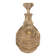 Petite carafe ronde, décor marguerites