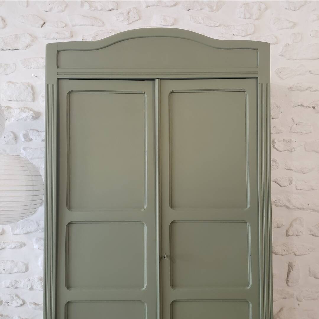 Olive green wardrobe