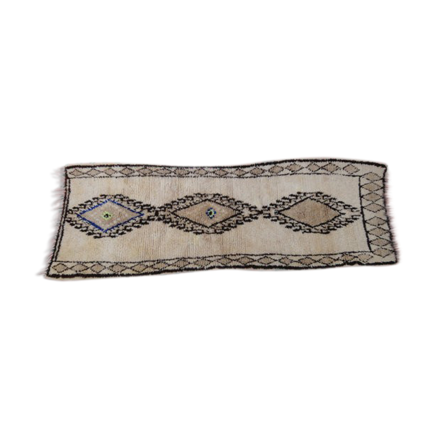 Beni Ouarain carpet 211 x 73 cm