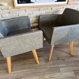 Paire de Fauteuils de table