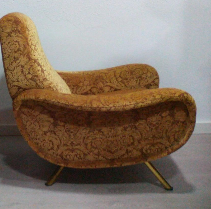 Fauteuil Lady par Marco Zanuso pour Arflex 1954 Selency
