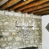 Murano 79-drop glass chandelier, circa 1965