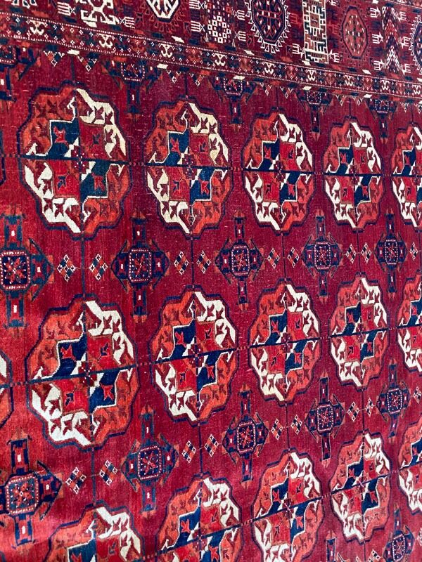 Ancient carpet Bukhara tekke 234x310
