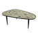 Low mid-century coffee table in formica and wood, Germany 1970.