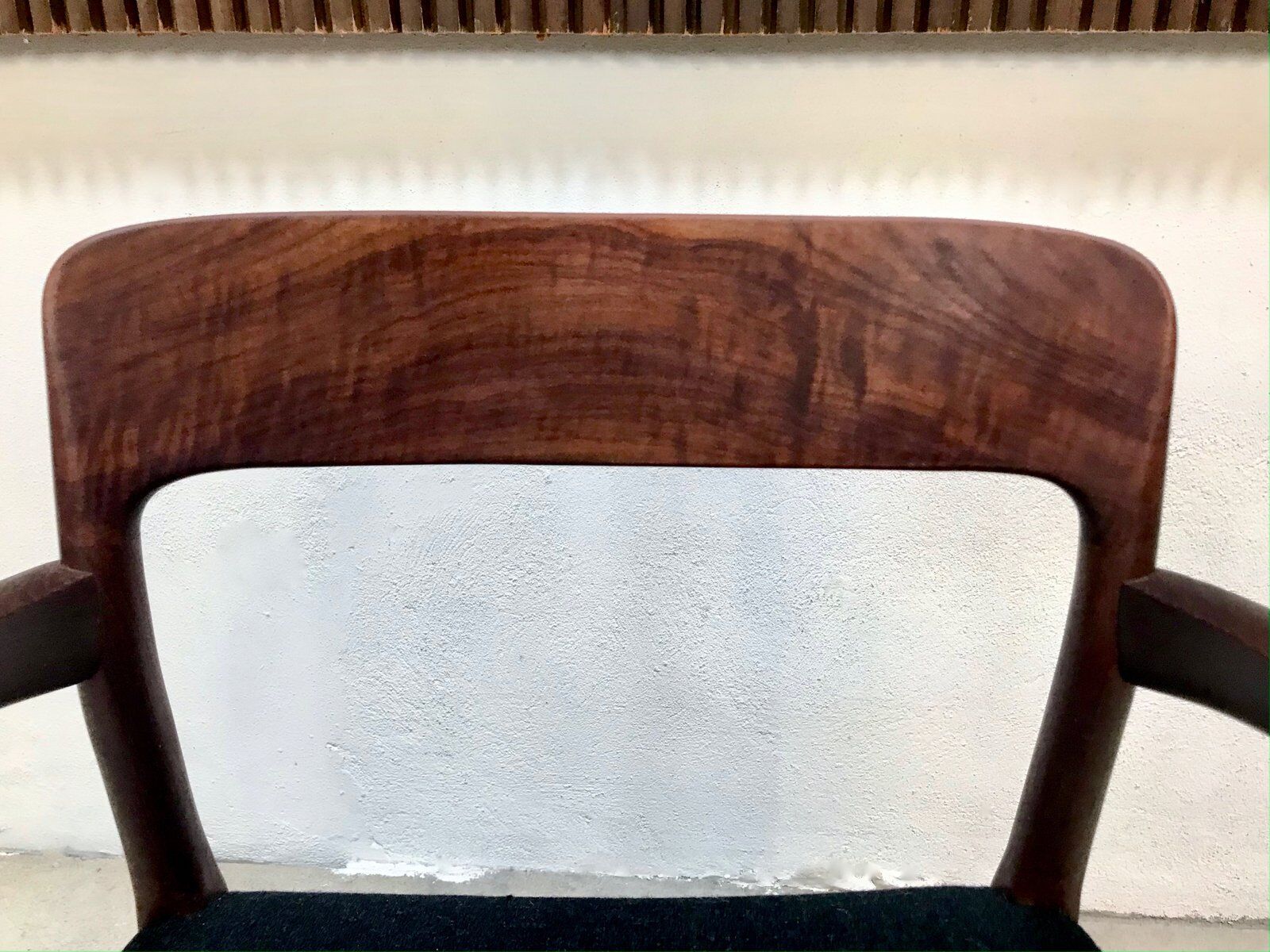 Model 56 Danish teak chair with armrests by Niels O. Møller for J.L. Møllers, 1954