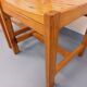 Pair of vintage pine chairs from the 70s