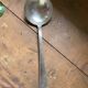 Old art deco ladle in silver metal Dixi