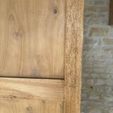 Asymmetrical Wardrobe in Raw Wood