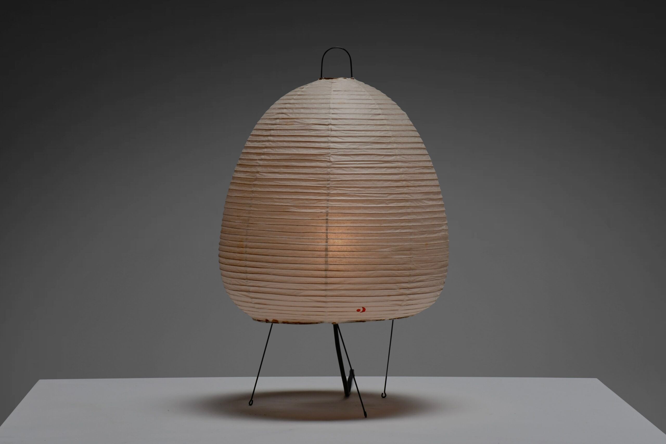 Rare early 1A Akari table lamp by Isamu Noguchi for Ozeki, Japan 1950s