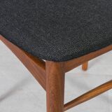 anish Mid-Century Dining Set – Teak Extension Table and 6 Chairs, 1960s