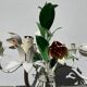 Metal flower bouquet ceiling chandelier