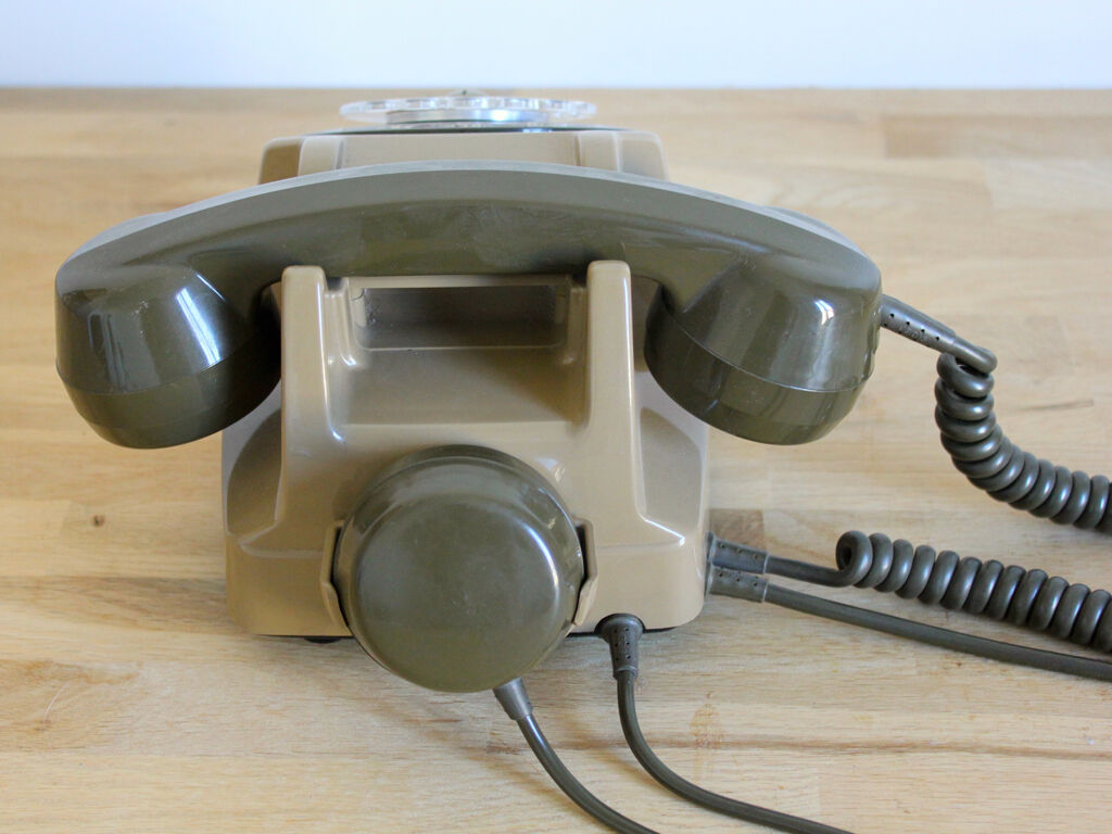 Vintage Socotel phone with rotating dial