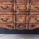 Secretary with a sloped top in solid walnut, Louis XV / Provençal style – 18th / XI