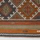 Tapis Kilim vintage en laine fait main, couleur neutre, 81 x 279 cm