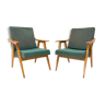 Pair of mid century armchairs, 1960, Czechoslovakia