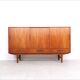 Danish design teak highboard with drawers, 1960s