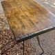 Table avec pied de scierie