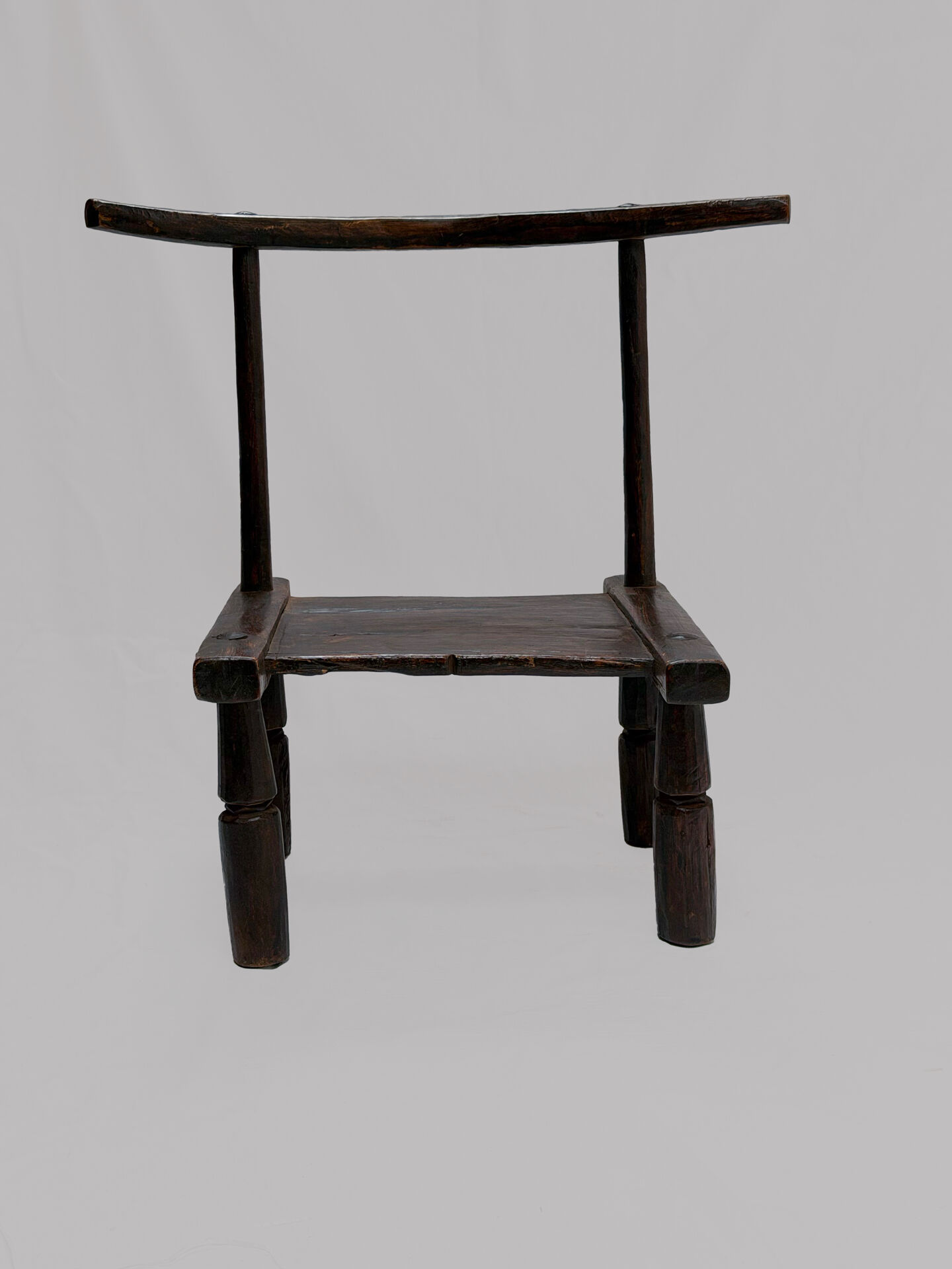 Baoule chair in wood (Ivory Coast)