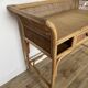 Bamboo and rattan desk