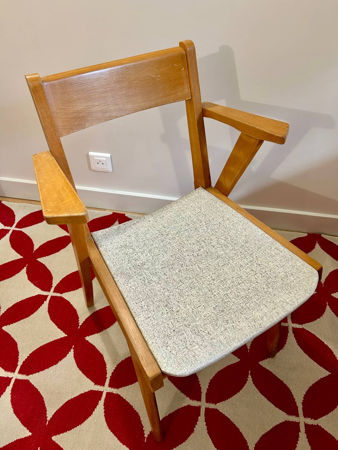Light wood chair