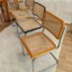 Chaise Cesca B64 de Marcel Breuer estampillée, Italie