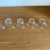 Set of 6 small vintage water glasses
