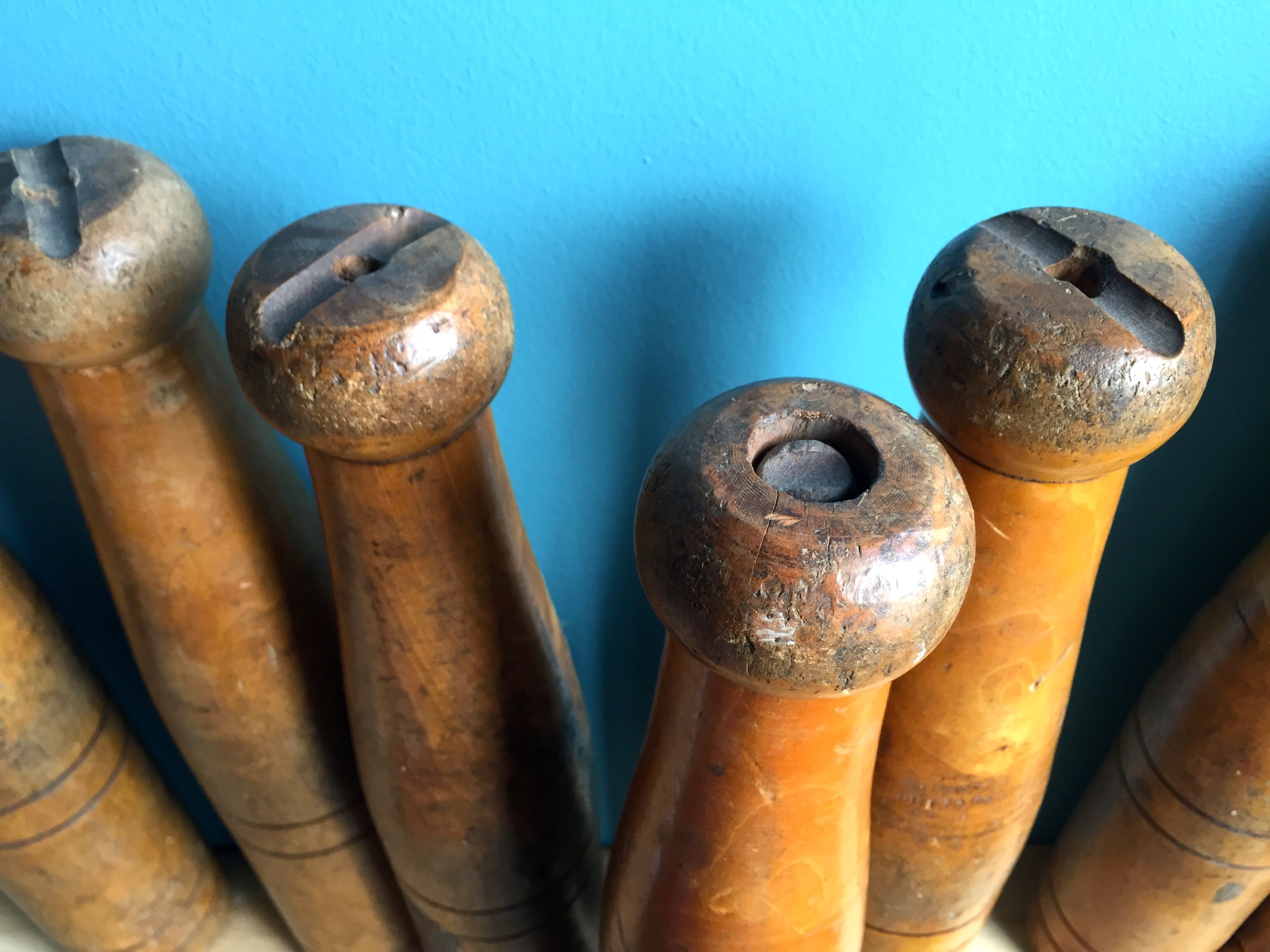 Old wooden keels 19th century French countryside