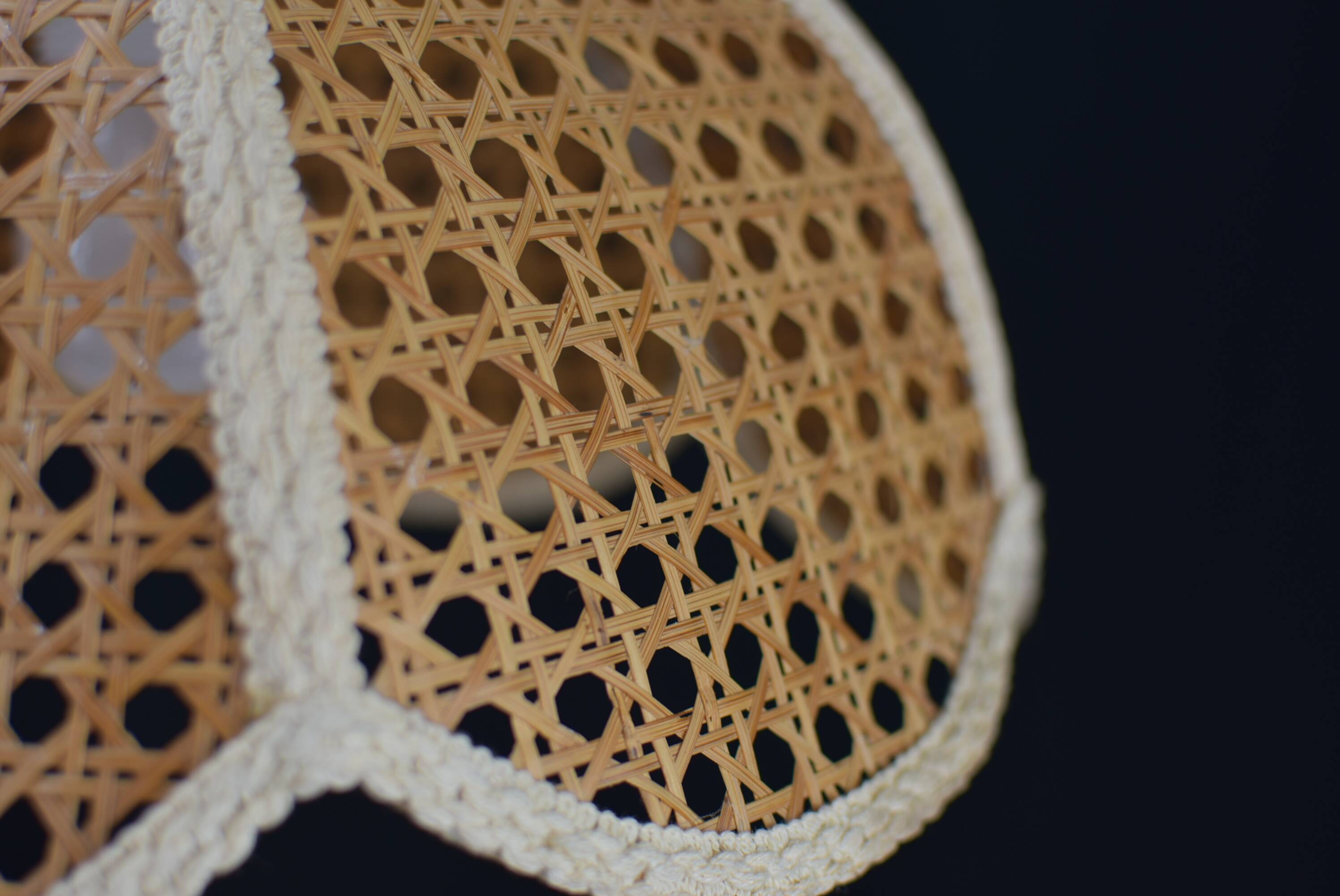 Rattan pendant light