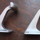 Antique vintage aluminum hooks