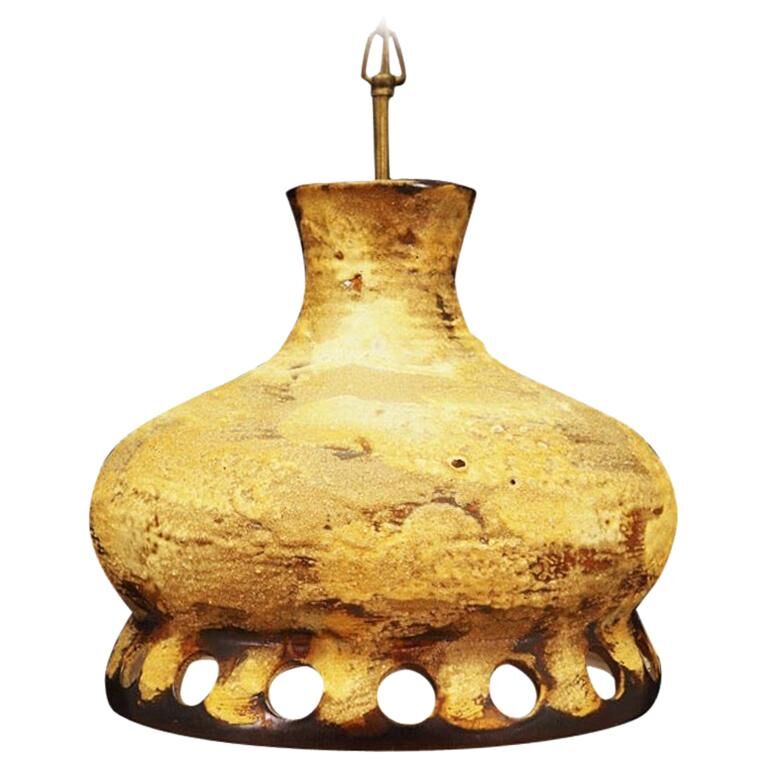 Ceramic chandelier, Danish design, 1960s, production: Denmark