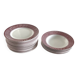 Assiettes Digoin Sarreguemines