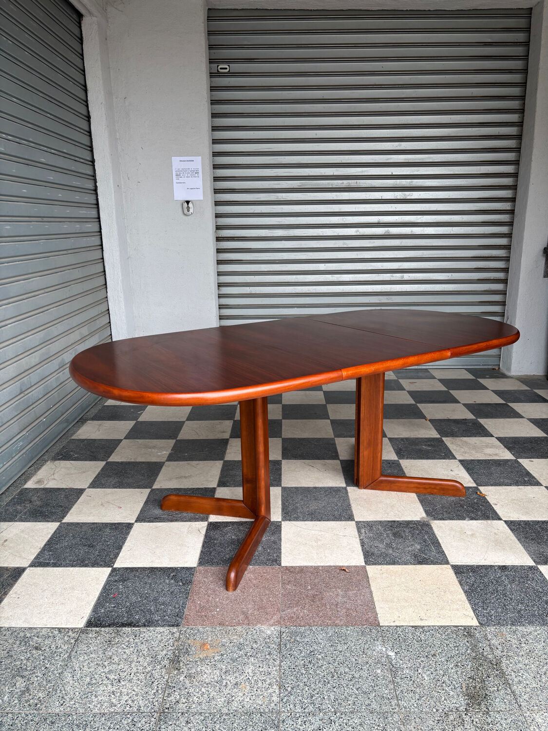 Vintage Scandinavian extendable table
