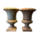 2 vases "Médicis" en fonte du XIXeme