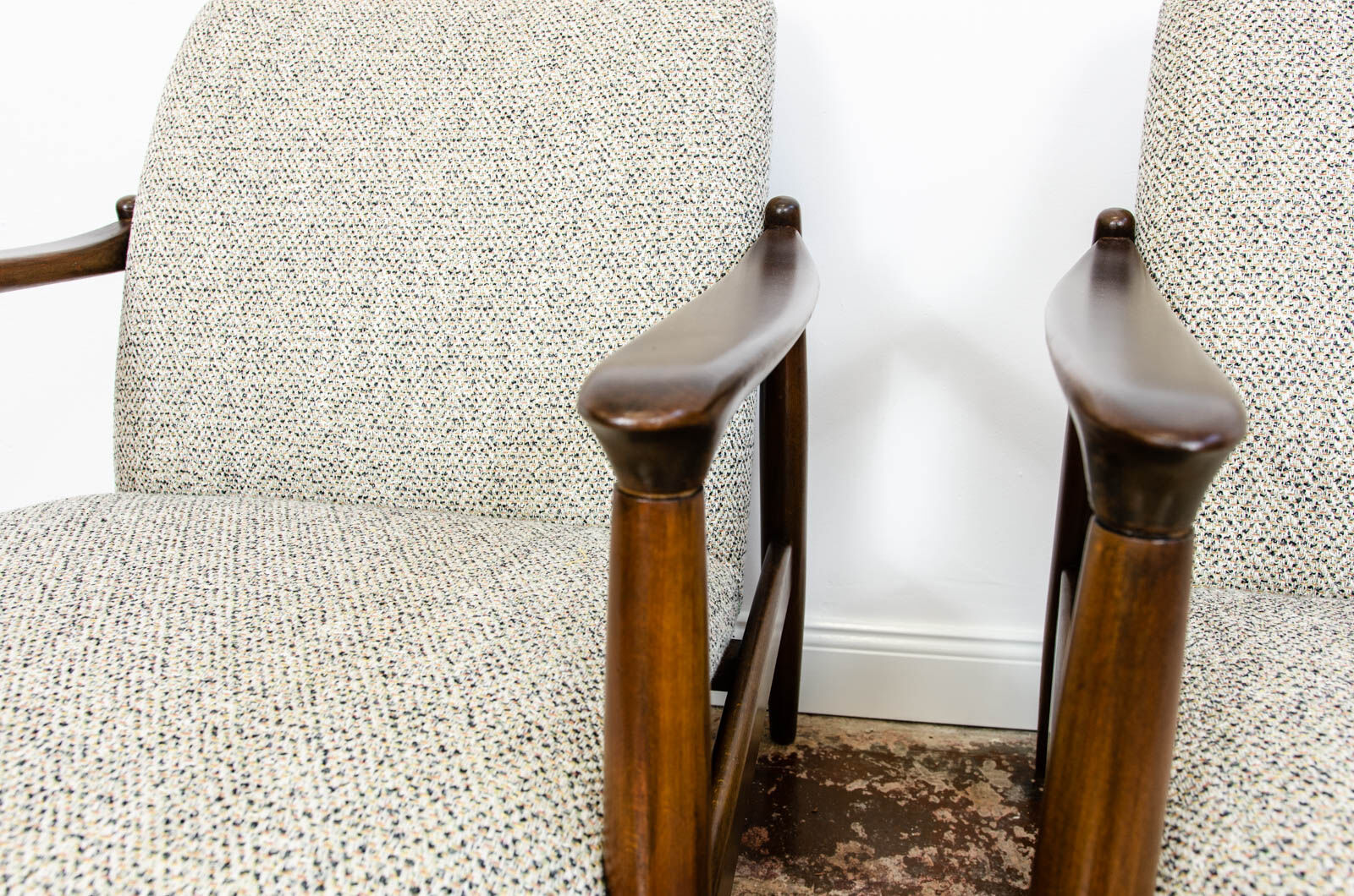 Pair Of GFM-64 Armchairs By Edmund Homa