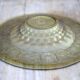 Art Deco molded glass bowl, fruit bowl, centerpiece