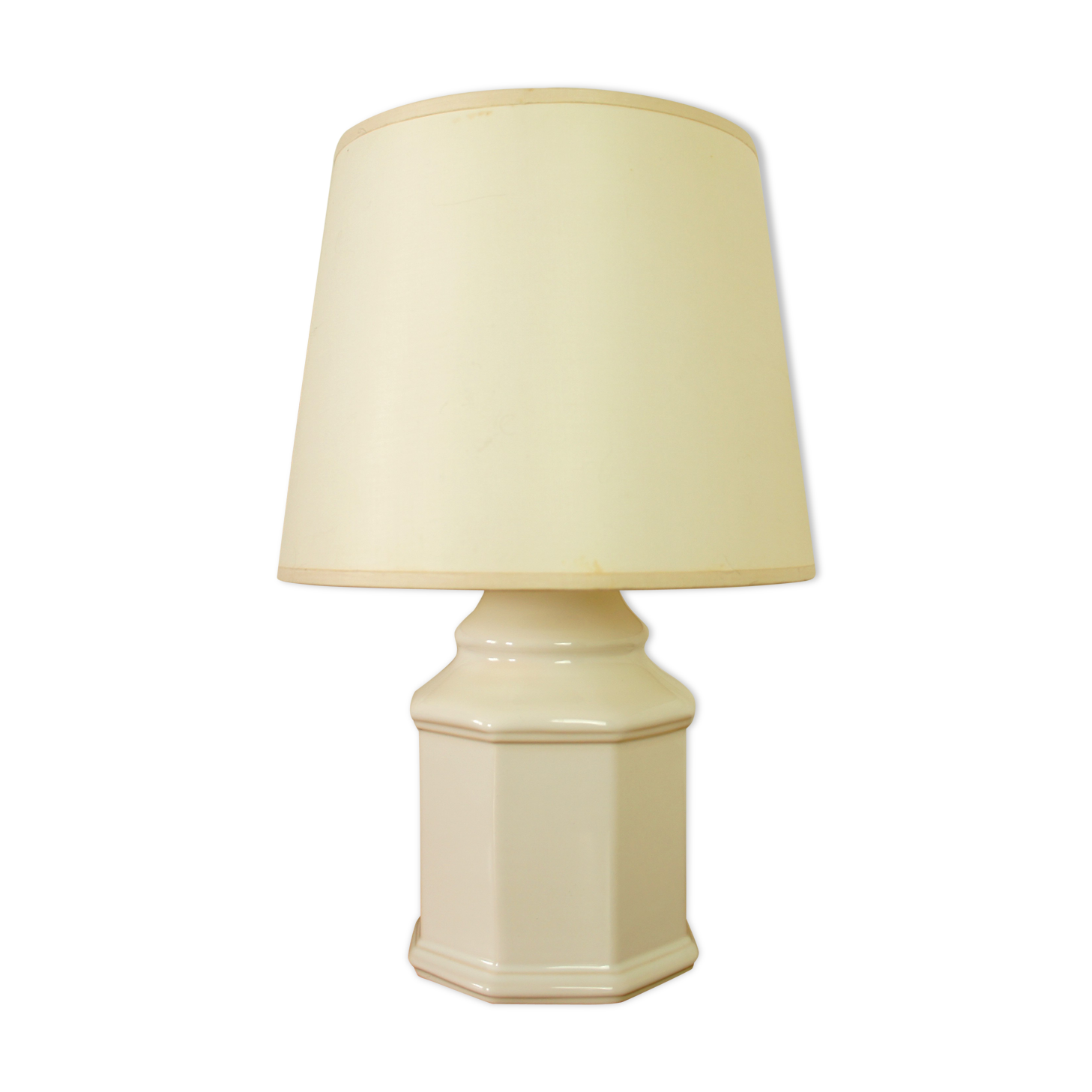 White porcelain lamp