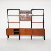Bibliothèque de Poul Cadovius pour Royal System, Danemark années 1950
