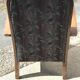 Art Deco armchair set in brown walnut, fabric with a floral pattern, 1930s (Czech Republic)